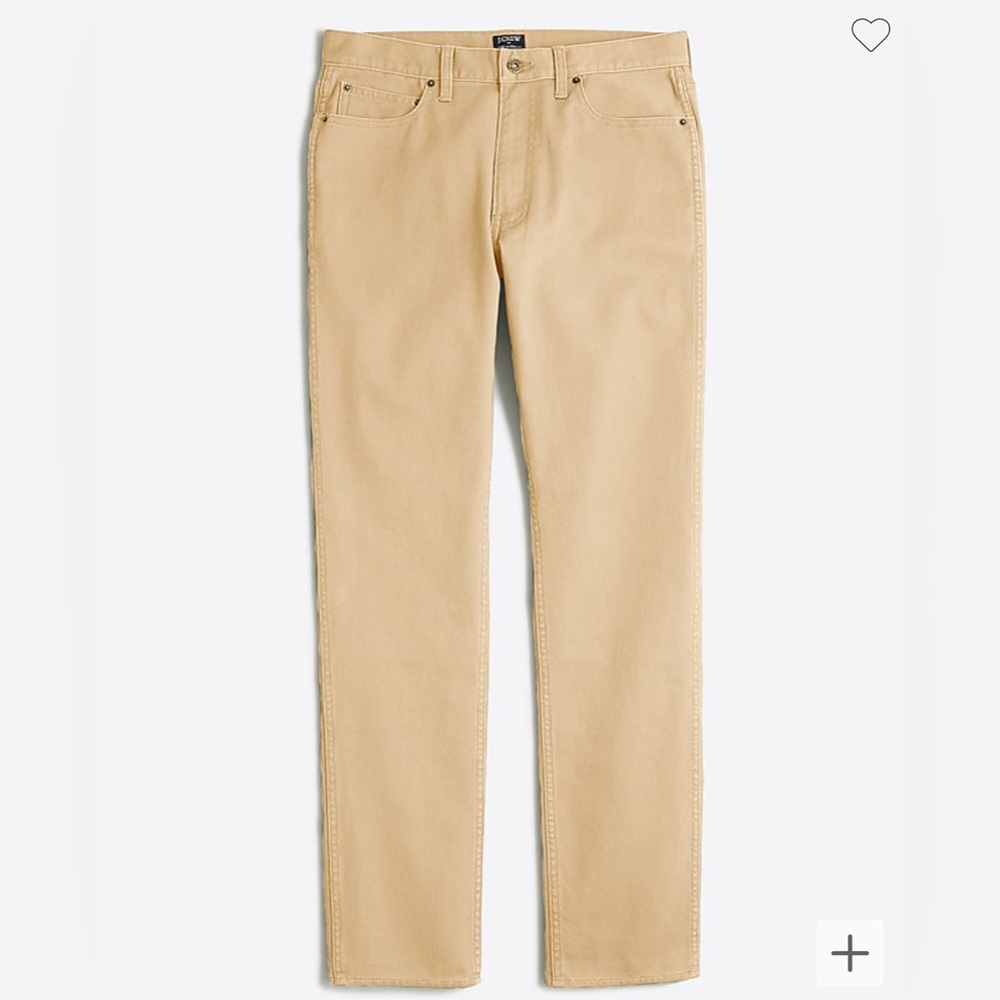 JCrew Factory Men’s Sutton Pant - khaki 38/32